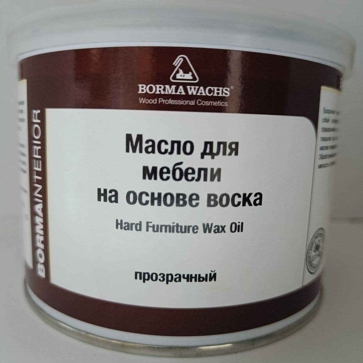 Купить Масло для мебели на основе воска 0.5л Borma Wachs