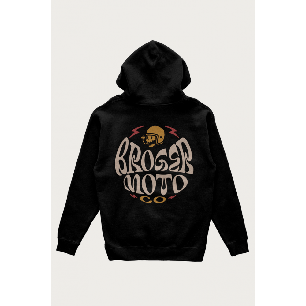 Купить HOODIE BROGER MOTO BLACK