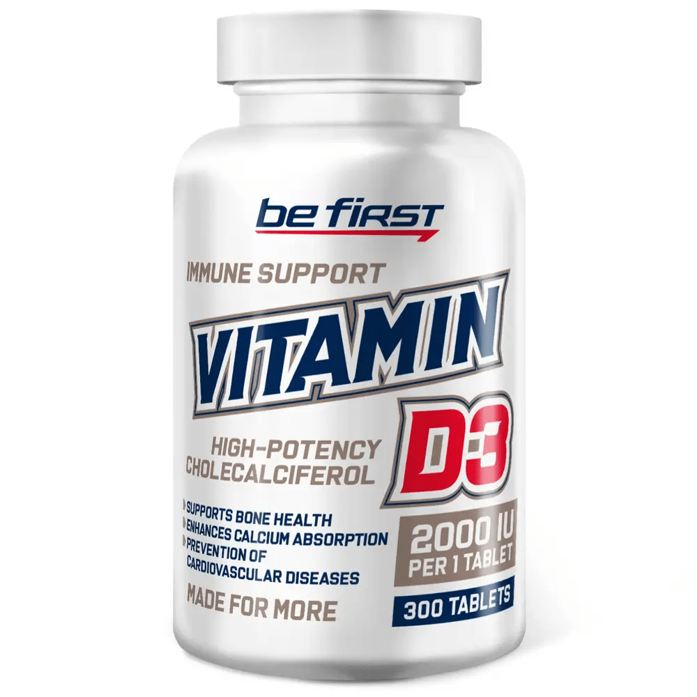 Купить Be First Vitamin D3 2000 IU 300 tab