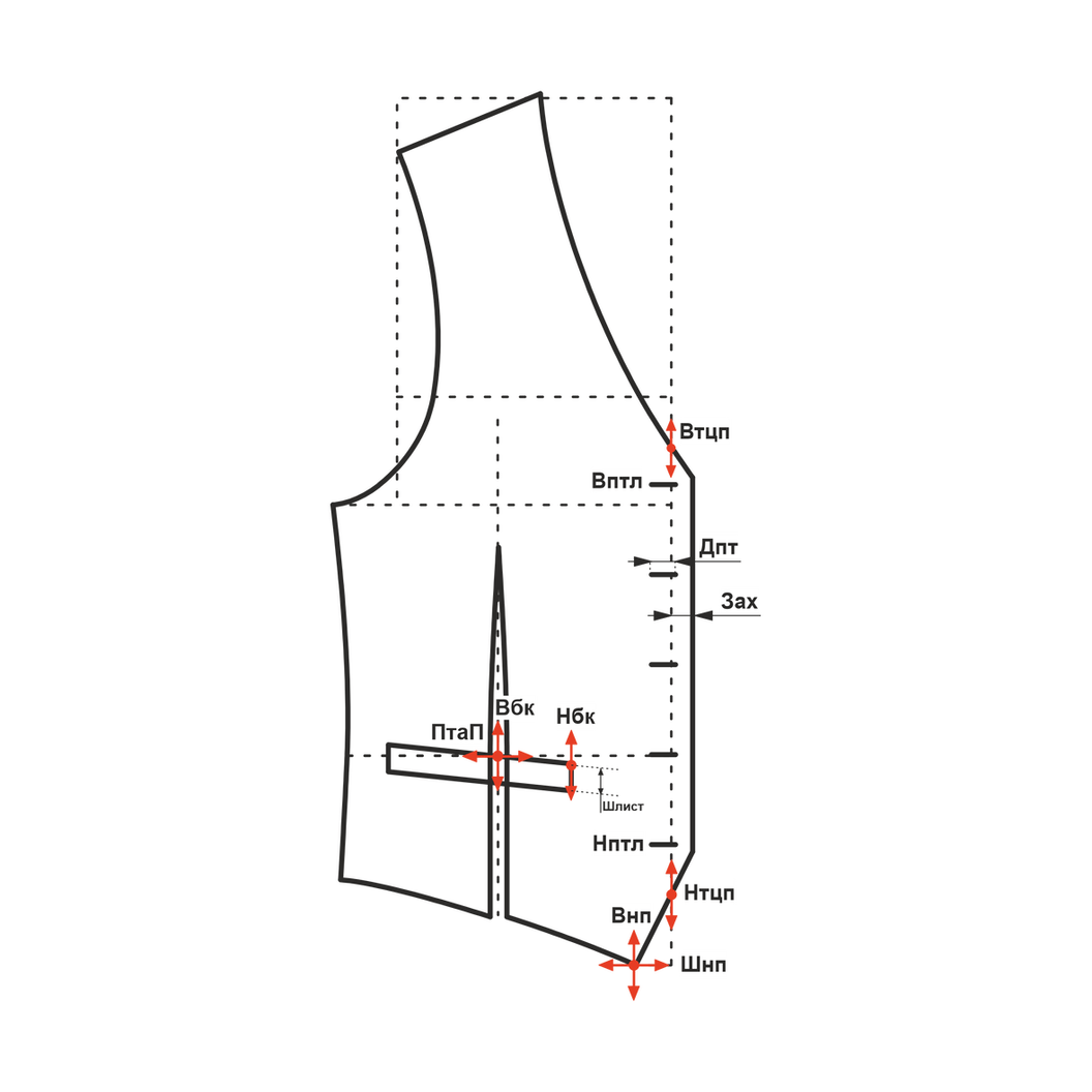 Купить Конструкция детского жилета