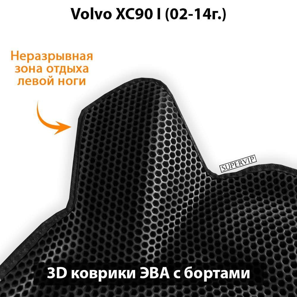 Купить Автоковрики ЭВА с бортами для Volvo XC90 I