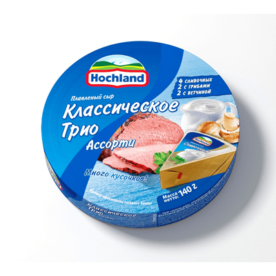 Купить СЫР ПЛАВЛЕНЫЙ HOCHLAND АССОРТИ 140 Г. с доставкой на дом . Доставка продуктов Тюмень , доставка продуктов в Тюмени , dostavka-produktov-tyumen 