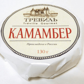 Купить СЫР КАМАМБЕР ТРЕВИЛЬ НУАР 130 Г. с доставкой на дом . Доставка продуктов Тюмень , доставка продуктов в Тюмени , dostavka-produktov-tyumen , dos