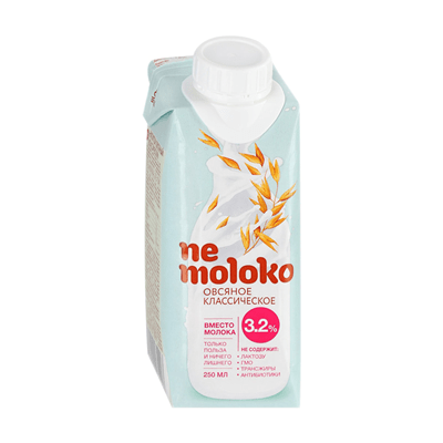 Купить НАПИТОК ОВСЯНЫЙ КЛАССИЧЕСКИЙ NEMOLOKO 3,2% 250 МЛ .  доставка продуктов тюмень . доставка продуктов в тюмени . доставка фруктов тюмень . достав