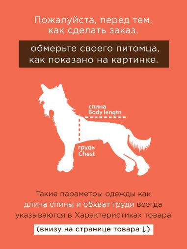 Купить Одежда для собак свитер бежевый с коричневыми оранжевыми ромбом  длина спины 35см, размер L Уют