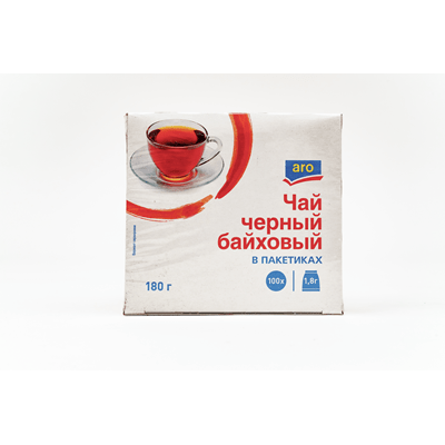 Купить ARO ЧАЙ ЧЕРНЫЙ ИНДИЙСКИЙ 100ШТ.X1,8Г. доставка продуктов Тюмень . доставка продуктов в Тюмени . доставка фруктов Тюмень . доставка фруктов в Тю