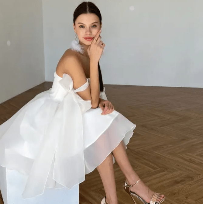 Купить Платье белое Размеры 42 44 46