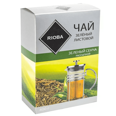 Купить RIOBA ЧАЙ ЗЕЛЕНЫЙ ЛИСТОВОЙ ЗЕЛЕНЫЙ СЕНЧА 400 Г. доставка продуктов Тюмень . доставка продуктов в Тюмени . доставка фруктов Тюмень . доставка фр