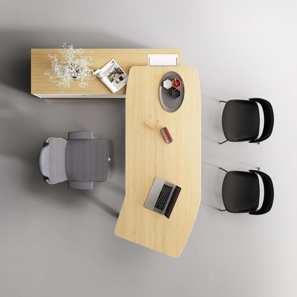 Купить Стол руководителя 2200*1800*750мм