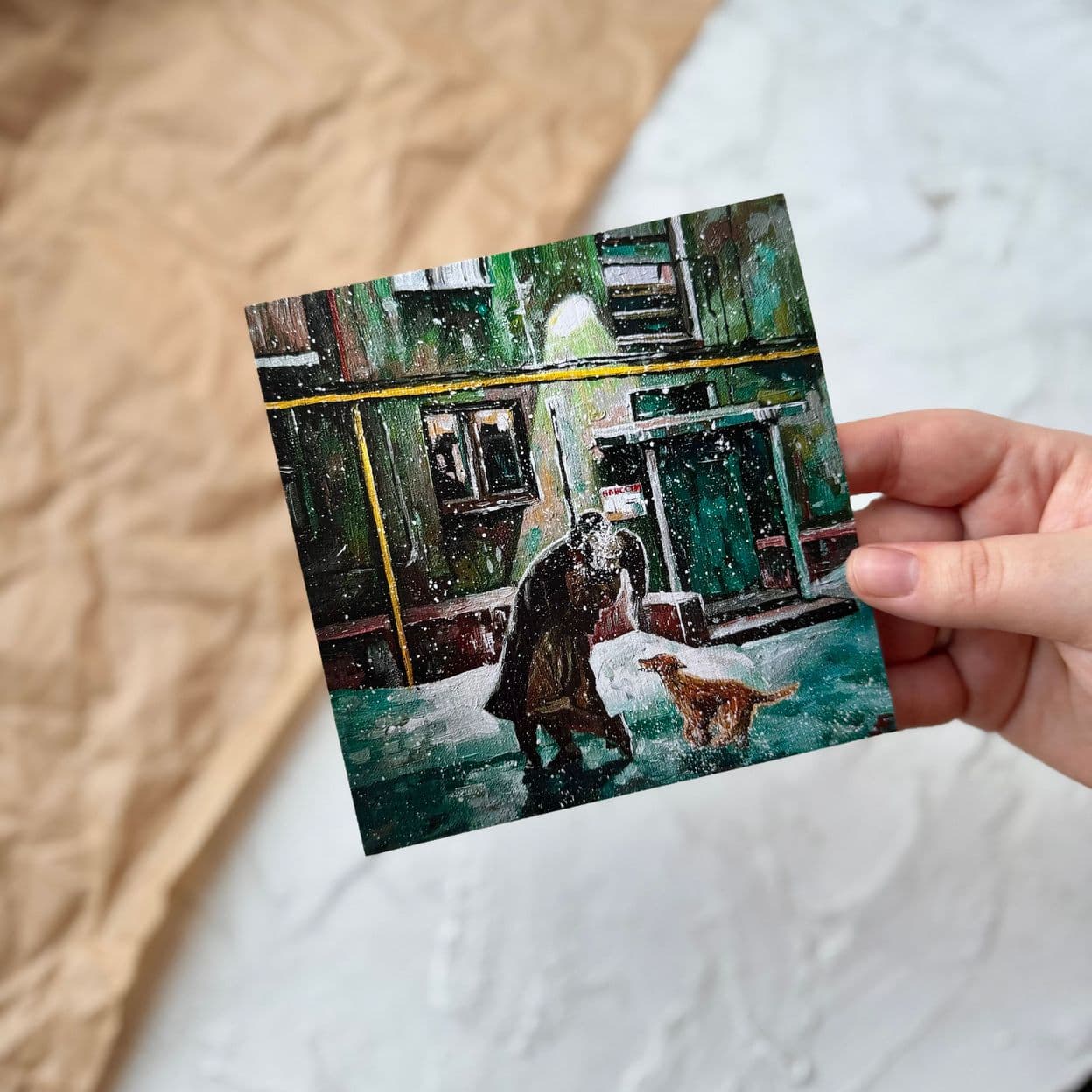 Купить Открытки "Акрил+Масло №2"