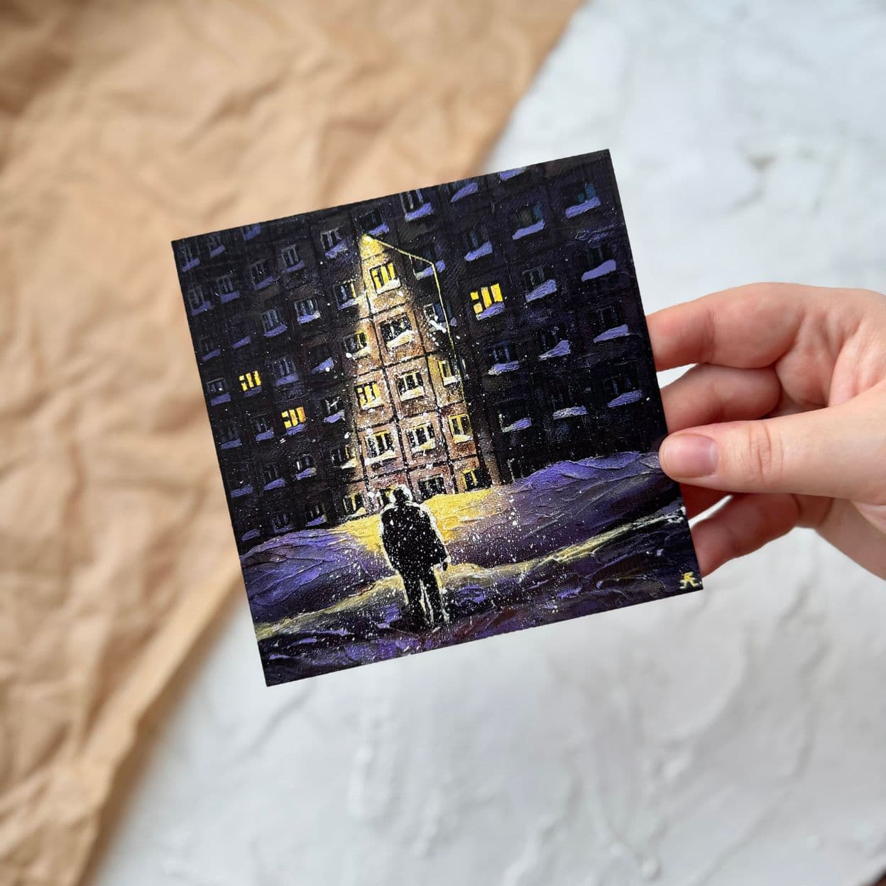 Купить Открытки "Акрил+Масло №2"