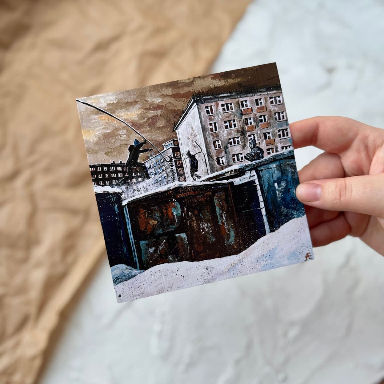 Купить Открытки "Акрил+Масло №2"