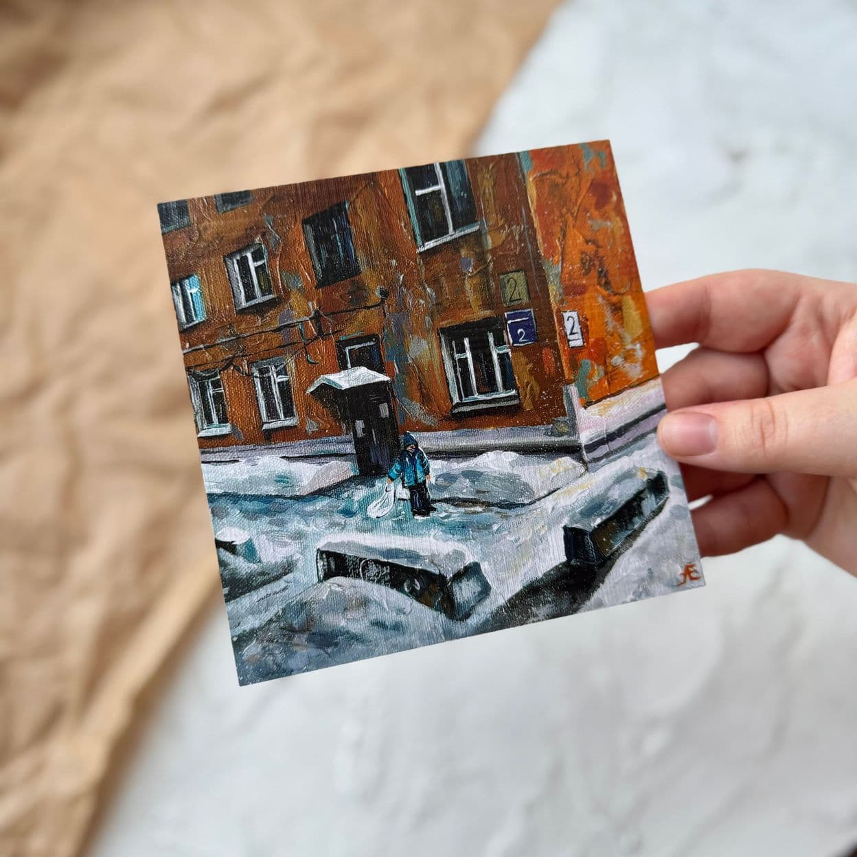 Купить Открытки "Акрил+Масло №2"