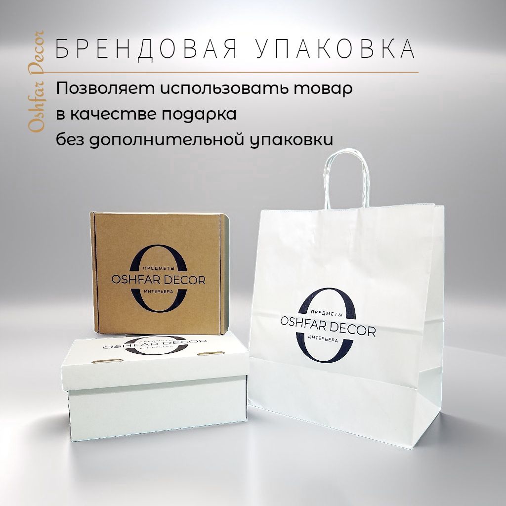 Купить Ваза Scandi на подставке из гипса,украшенная искусственными цветами пионов.Oshfar Decor