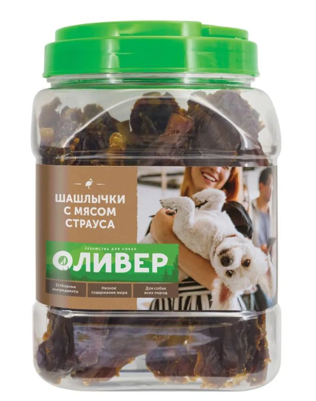 Купить ОЛИВЕР Гантельки жевательные с мясом гуся, 750г