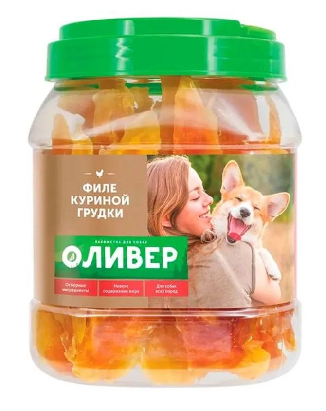 Купить ОЛИВЕР Гантельки жевательные с мясом гуся, 750г