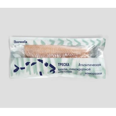 Купить ТРЕСКА BOREALIS ФИЛЕ БЕЗ КОЖИ 600 Г. доставка продуктов тюмень . доставка продуктов в тюмени . доставка фруктов тюмень . доставка фруктов в тюм