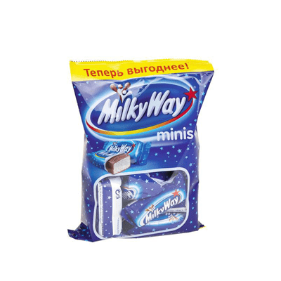 Купить MILKYWAY БАТОНЧИКИ ШОКОЛАДНЫЕ MINIS 176 Г. доставка продуктов Тюмень . доставка продуктов в Тюмени . доставка фруктов Тюмень . доставка фруктов