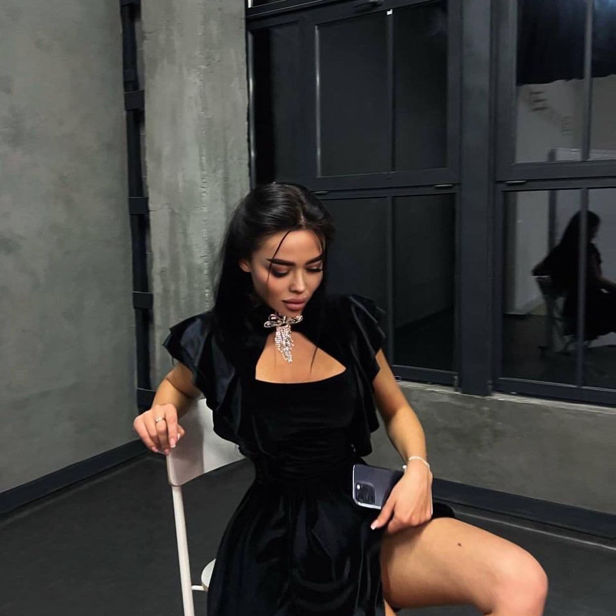 Купить Бархатное платье мини