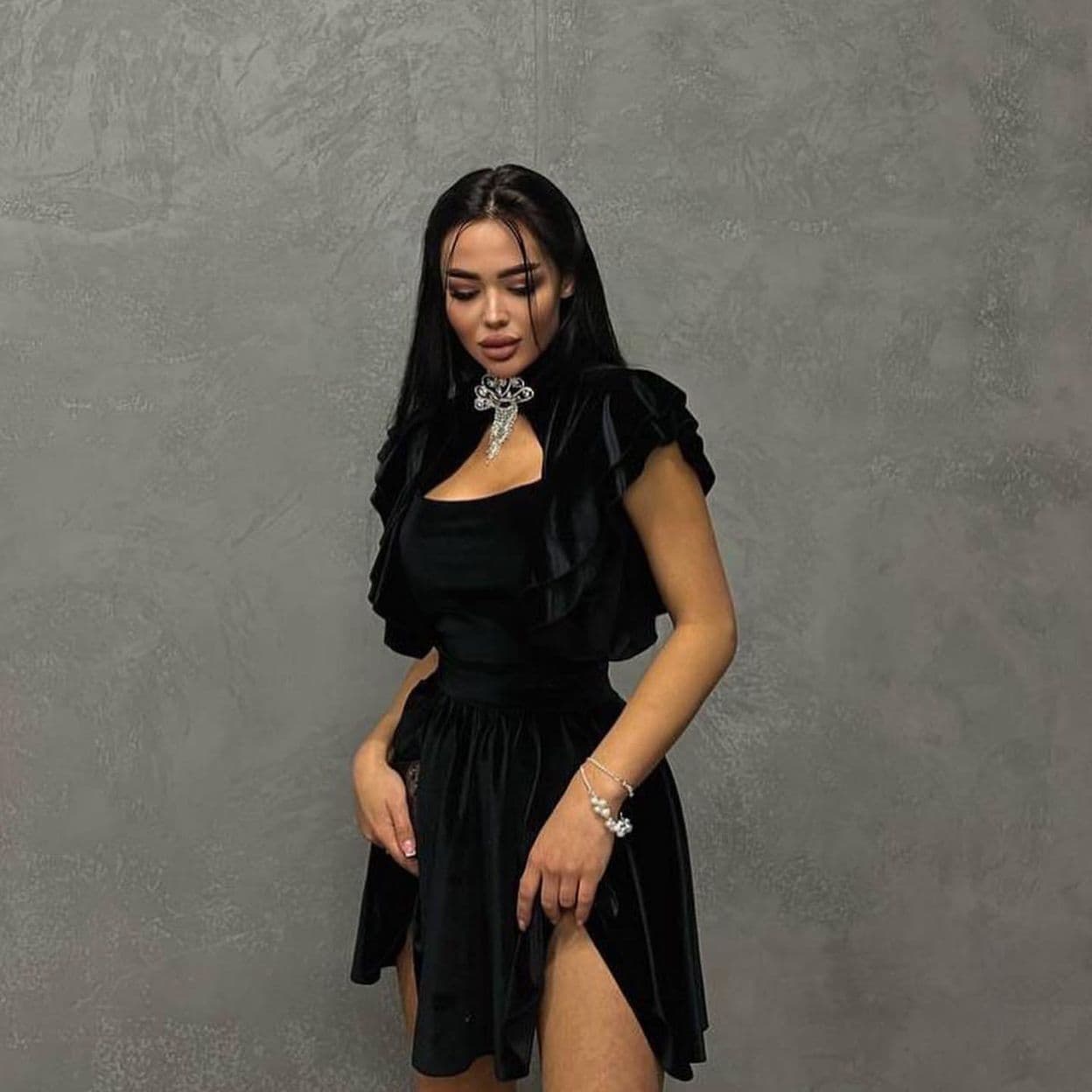 Купить Бархатное платье мини