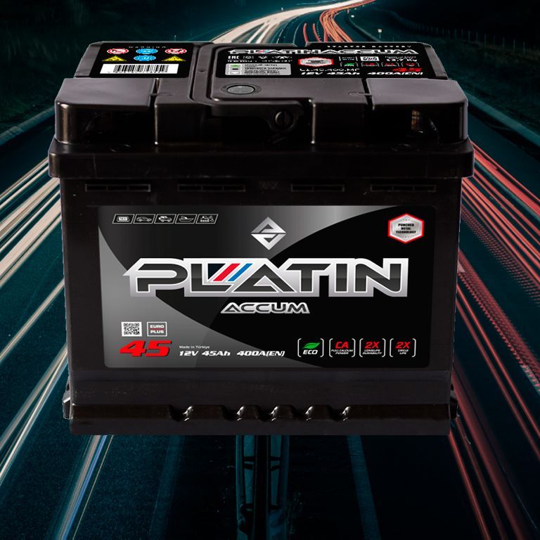 Купить АККУМУЛЯТОР PLATIN BLACK 6CT-45