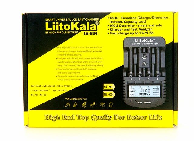 Купить Зарядное устройство LiitoKala Lii-ND4 для аккумуляторов