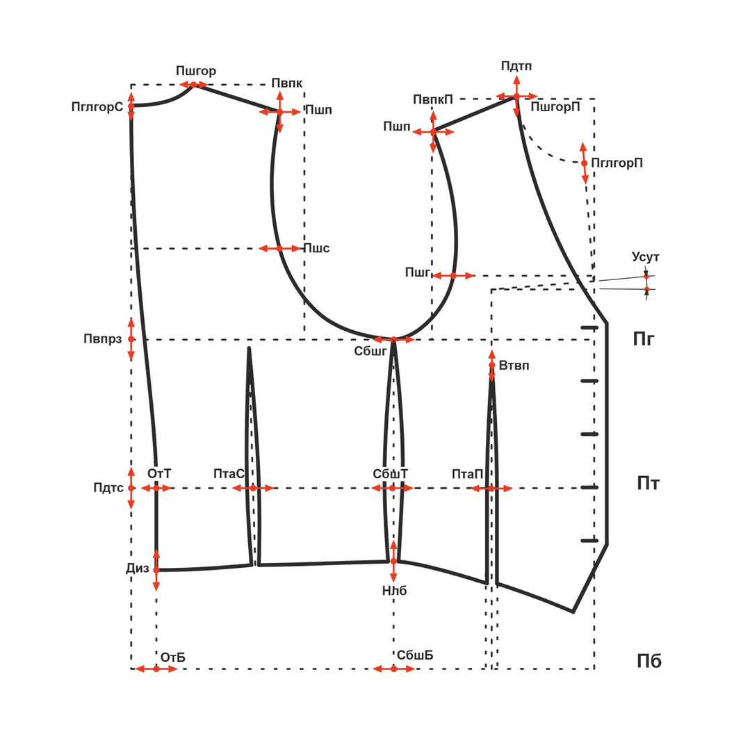 Купить Конструкция жилета