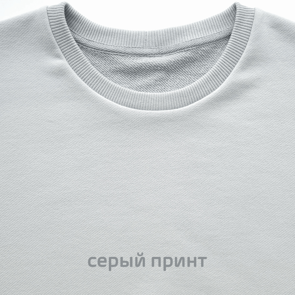 Купить Мужской свитшот Classic, цвет пепел