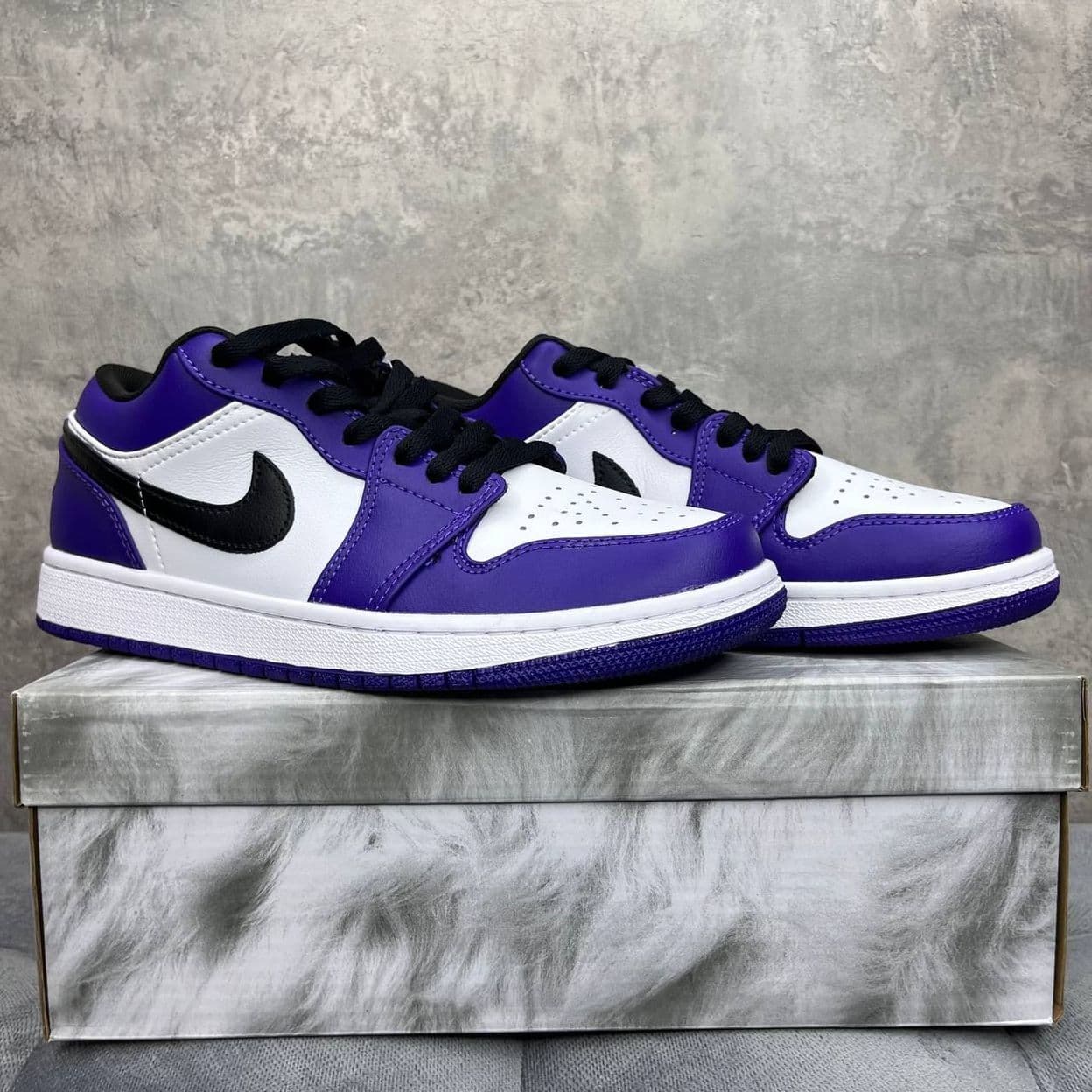 Купить Nike Air Jordan 1 Low Court Purple