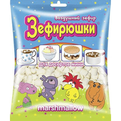 Купить ЗЕФИР МИНИ-ЗЕФИРЮШКИ 125 Г. доставка продуктов Тюмень . доставка продуктов в Тюмени . доставка фруктов Тюмень . доставка фруктов в Тюмени . дос
