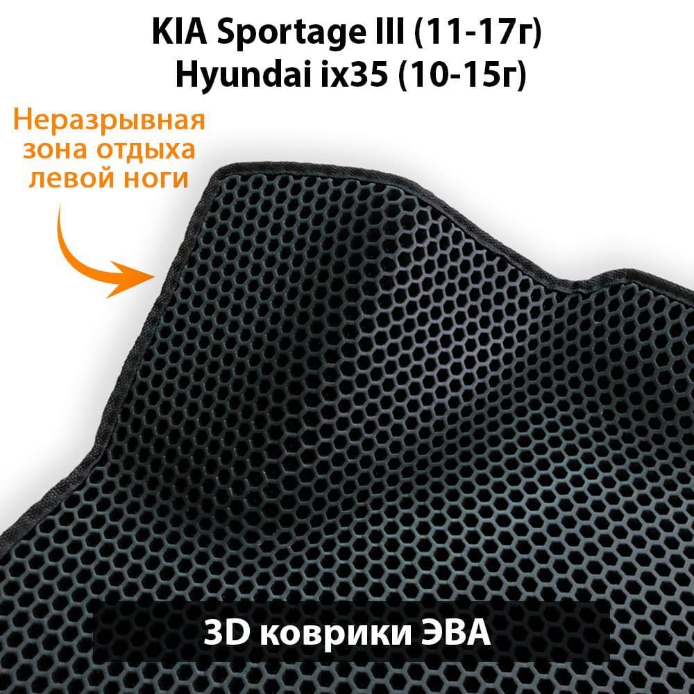 Купить Автоковрики ЭВА для KIA Sportage III (11-17г), Hyundai ix35 (10-15г)