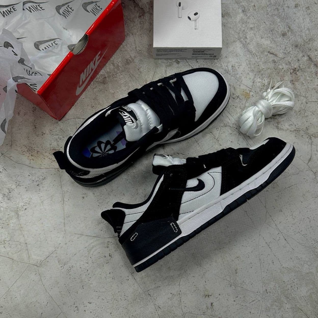 Купить Nike Dunk Disrupt 2, Black/White