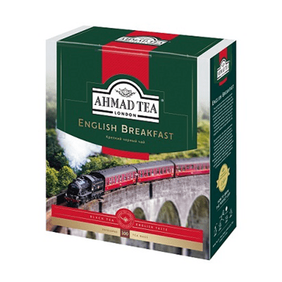 Купить AHMAD TEA ЧАЙ ЧЕРНЫЙ ENGLISH BREAKFAST 100 ШТ. X 2 Г. доставка продуктов Тюмень . доставка продуктов в Тюмени . доставка фруктов Тюмень . доста