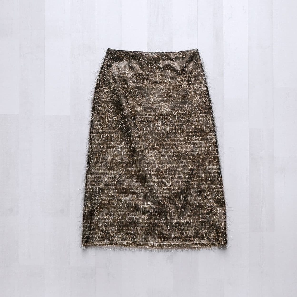 Купить Золотая юбка из бахромы