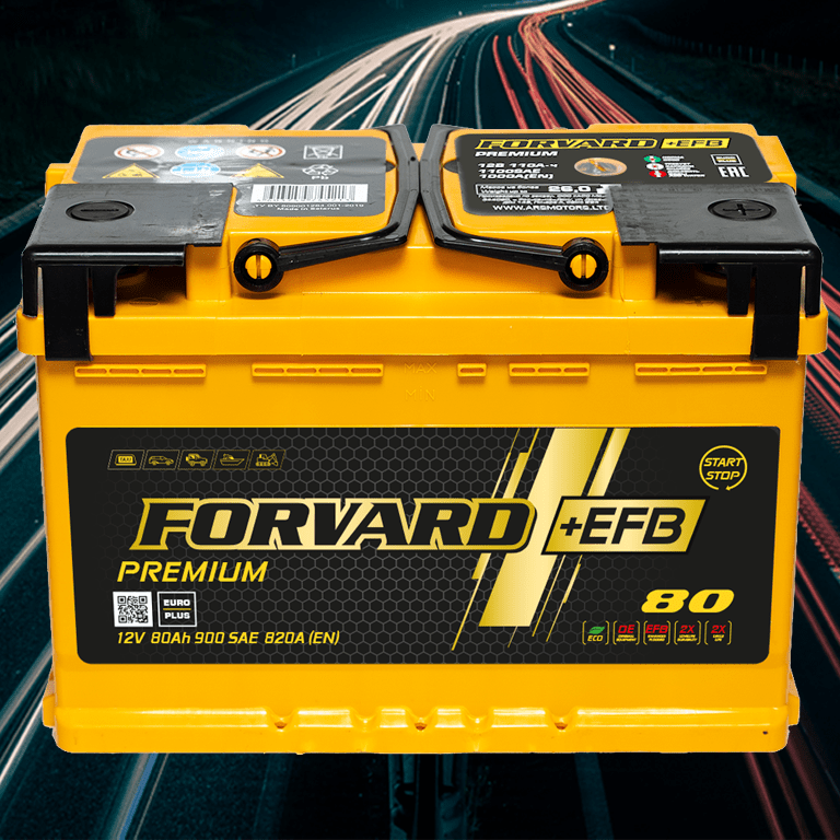 Купить АККУМУЛЯТОР FORVARD EFB 6CT-80