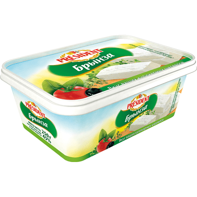 Купить СЫР БРЫНЗА PRESIDENT 48% 250 Г. с доставкой на дом . Доставка продуктов Тюмень , доставка продуктов в Тюмени , dostavka-produktov-tyumen , dost