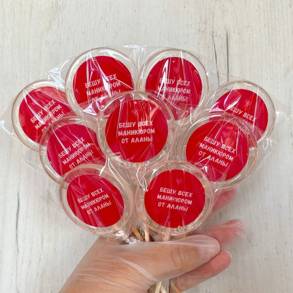 Купить Леденцы с печатью (односторонние)