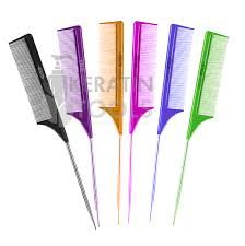 Купить Расческа карбоновая с металл. хвостиком Keratin Tools