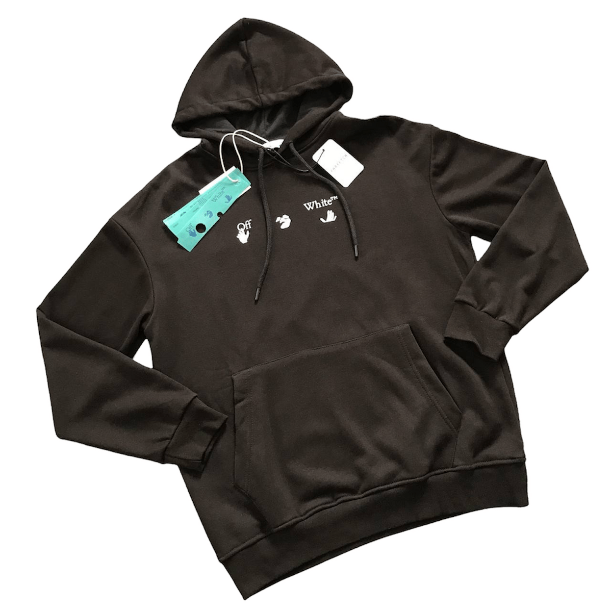 Купить ТОЛСТОВКА OFF WHITE ЧЕРНАЯ