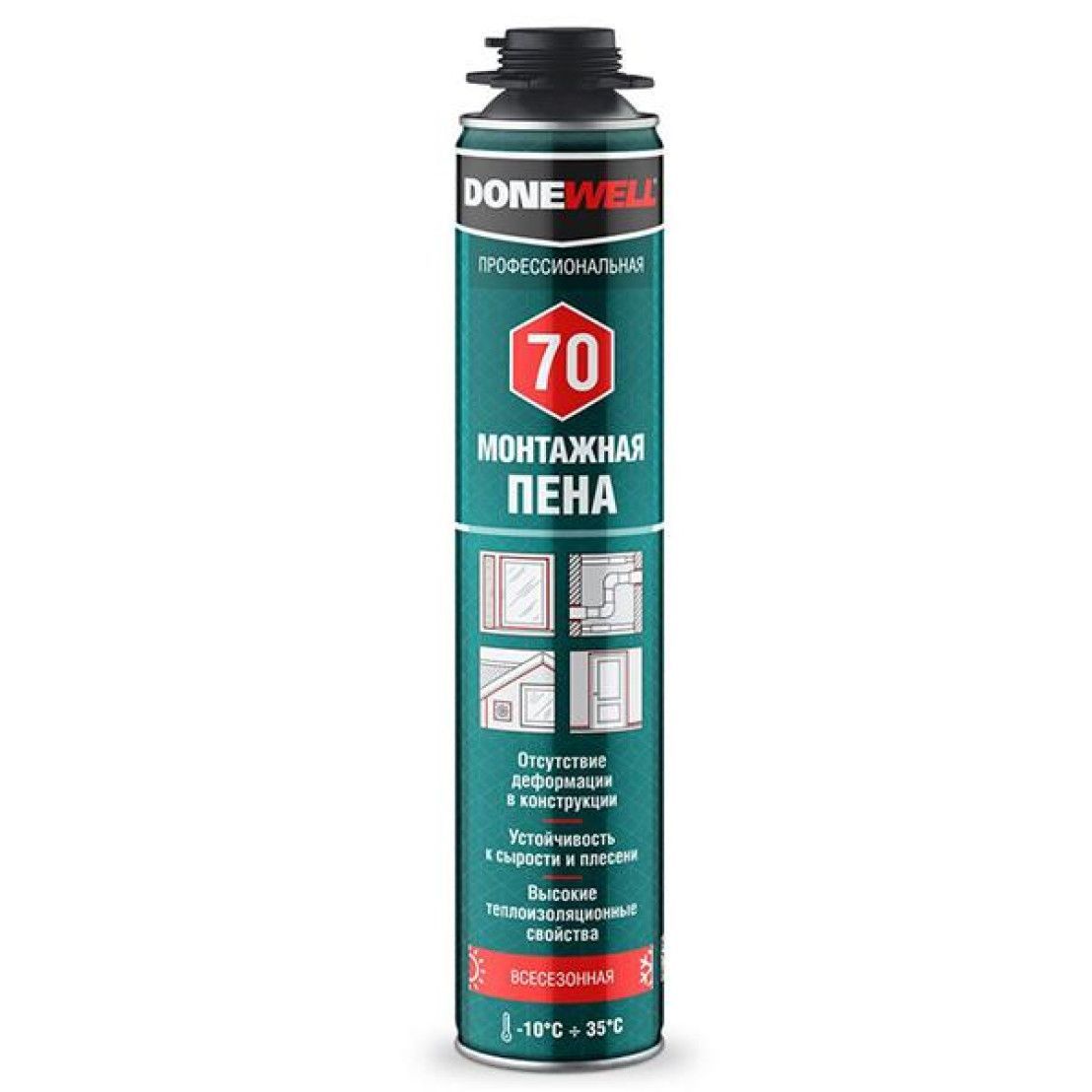 Купить Пена монт. проф. DONEWELL всесезонная 1000мл
