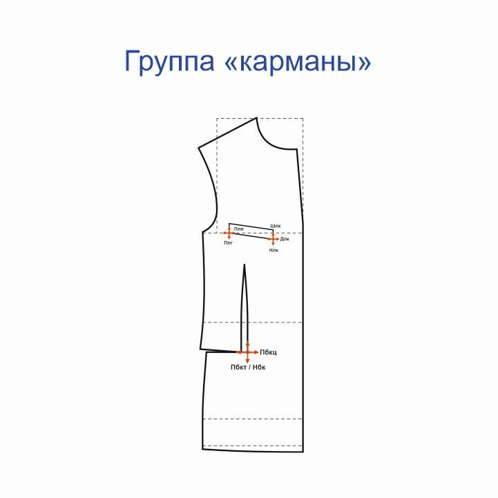 Купить Конструкция основы детского пиджака