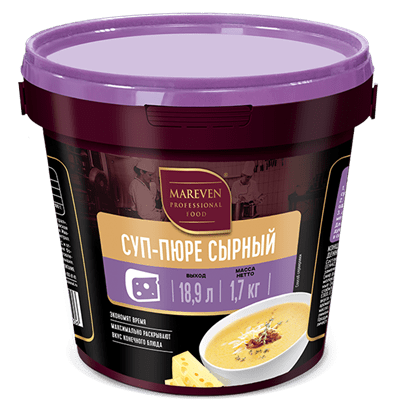 Купить CУП-ПЮРЕ СЫРНЫЙ MAREVEN PROFESSIONAL FOOD 1,7 КГ. доставка продуктов Тюмень . доставка продуктов в Тюмени . доставка фруктов Тюмень . доставка 