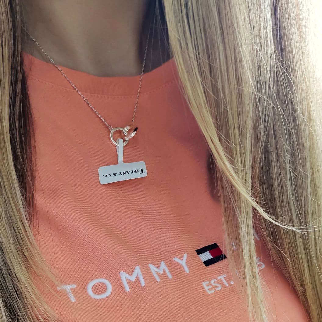Купить Подвеска колье Tiffany Peretti два переплетенных кольца