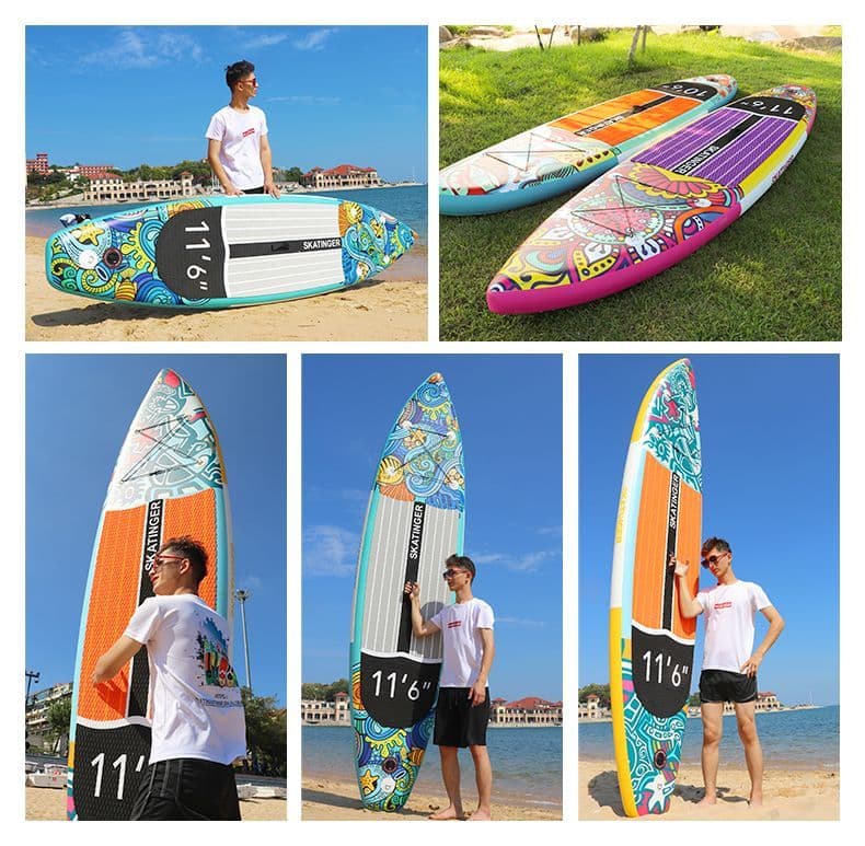 Купить Надувная Sup-доска Dongrun sup 11'6*32*6 с аксессуарами, насос