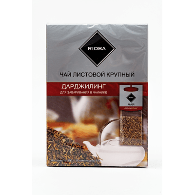 Купить RIOBA ЧАЙ ЧЕРНЫЙ ДЛЯ ЗАВАРИВАНИЯ В ЧАЙНИКЕ ДАРДЖИЛИНГ 20 ШТ. X 5 Г. доставка продуктов Тюмень . доставка продуктов в Тюмени . доставка фруктов 
