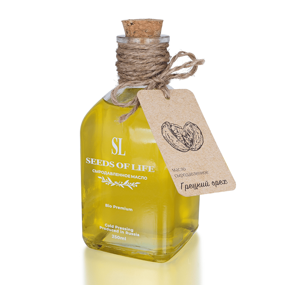 Купить Масло ГРЕЦКОГО ОРЕХА сыродавленное