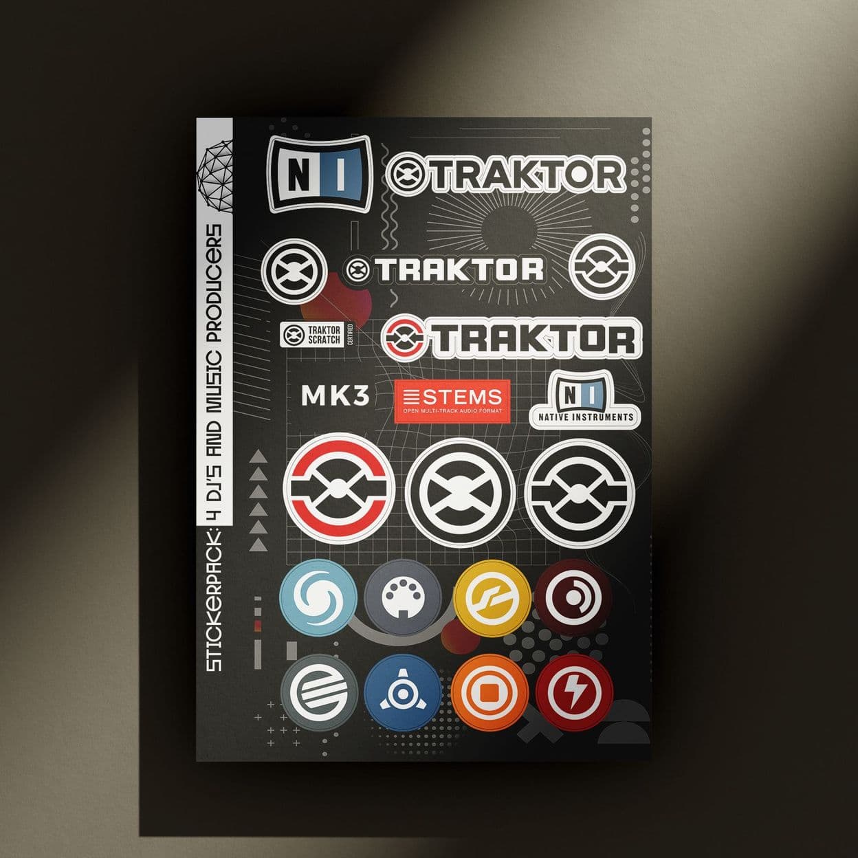 Купить Набор стикеров NATIVE INSTRUMENTS Stickerpack - наклейки продукции бренда NI