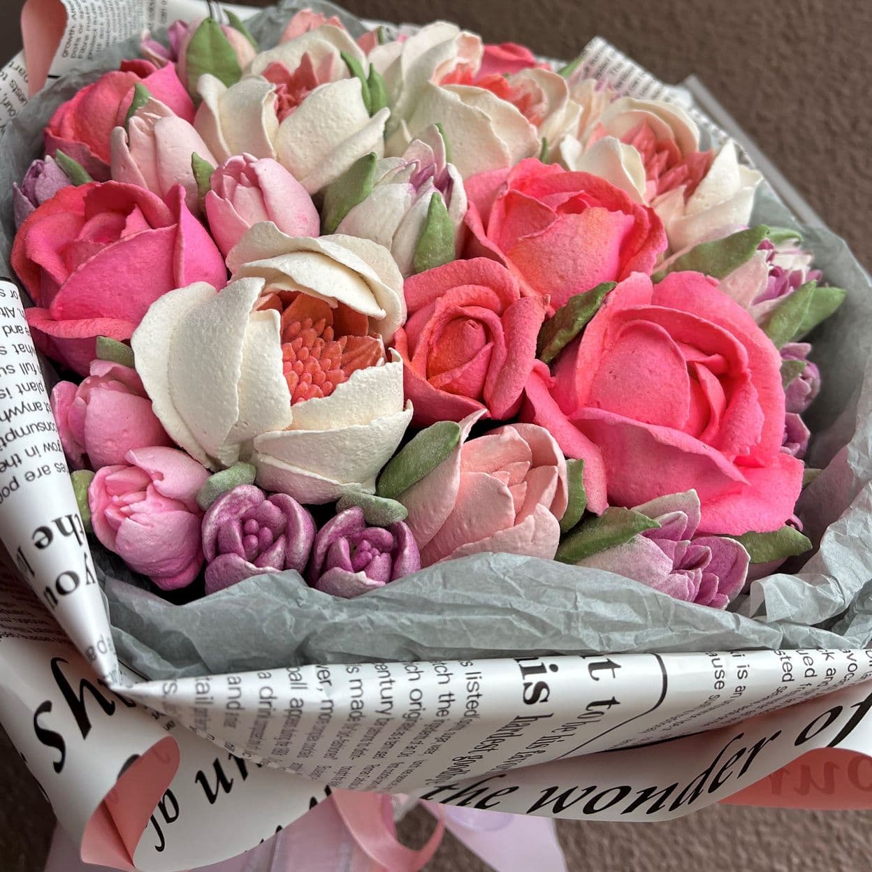 Купить Букет Зефирные Цветы