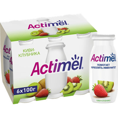 Купить НАПИТОК ФРУКТОВЫЙ ACTIMEL КИВИ/КЛУБНИКА В УПАКОВКЕ 6 ШТ. Х 100 Г. доставка продуктов тюмень . доставка продуктов в тюмени . доставка фруктов тю