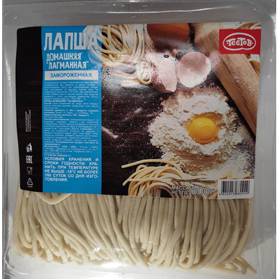 Купить ЛАПША ТЕСТОВ ДОМАШНЯЯ ЛАГМАННАЯ 600 Г. доставка продуктов Тюмень . доставка продуктов в Тюмени . доставка фруктов Тюмень . доставка фруктов в Т
